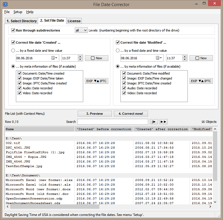 Infonautics File Date Corrector 1.12