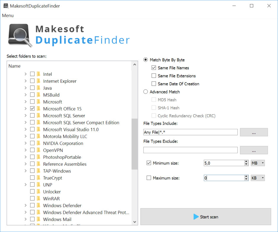 Makesoft DuplicateFinder 1.1.4 Build 171124