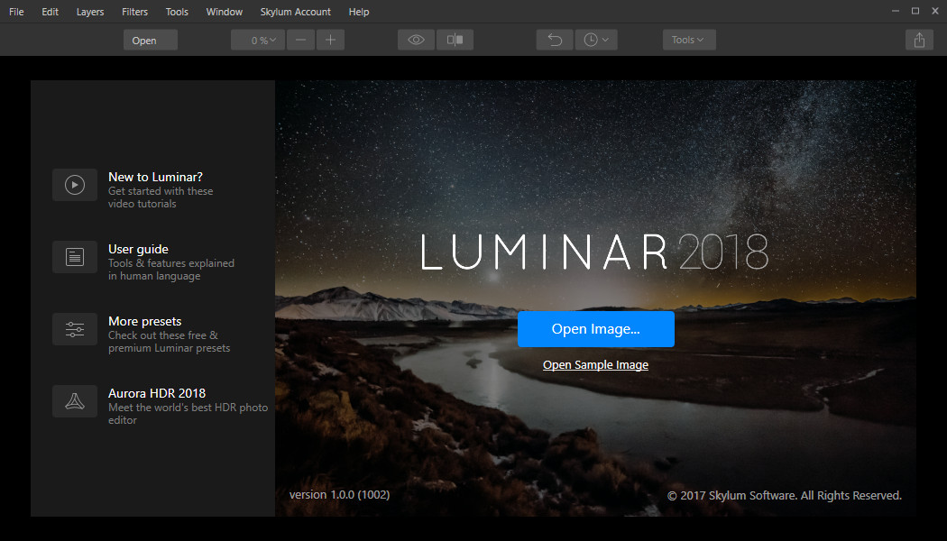 Luminar 2018 v1.0.1.1043