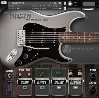 Angel Cano Toasty v1.03 KONTAKT screenshot