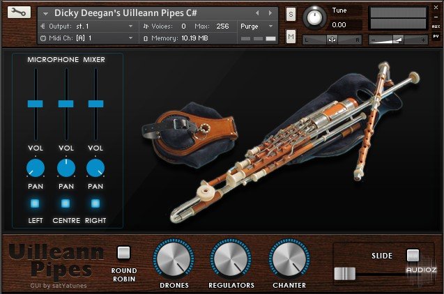 Xtant Audio Uilleann Pipes for Kontakt screenshot