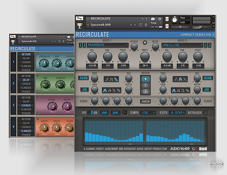 Audio Reward Recirculate KONTAKT screenshot