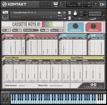 THEPHONOLOOP Cassette Keys.01 v1.1 KONTAKT screenshot