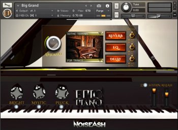 NoiseAsh Audio Tools Epic Piano KONTAKT screenshot