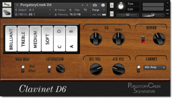 Purgatory Creek Soundware Clavinet Collection KONTAKT screenshot