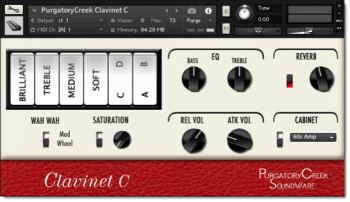 Purgatory Creek Soundware Clavinet Collection KONTAKT screenshot