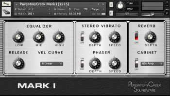 Purgatory Creek Soundware Tine Collection KONTAKT screenshot