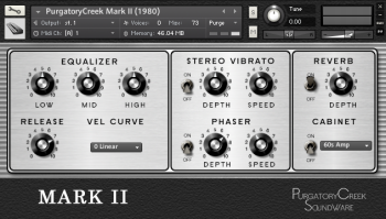 Purgatory Creek Soundware Tine Collection KONTAKT screenshot