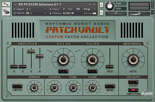 Rhythmic Robot Audio - PatchVault DX5 Custom Set 1 KONTAKT screenshot