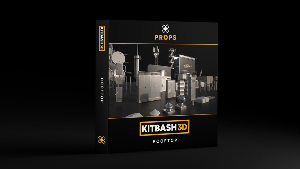 Kitbash3D – Props: Rooftops