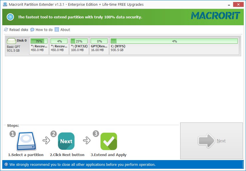 Macrorit Partition Extender 1.3.1 Enterprise Edition