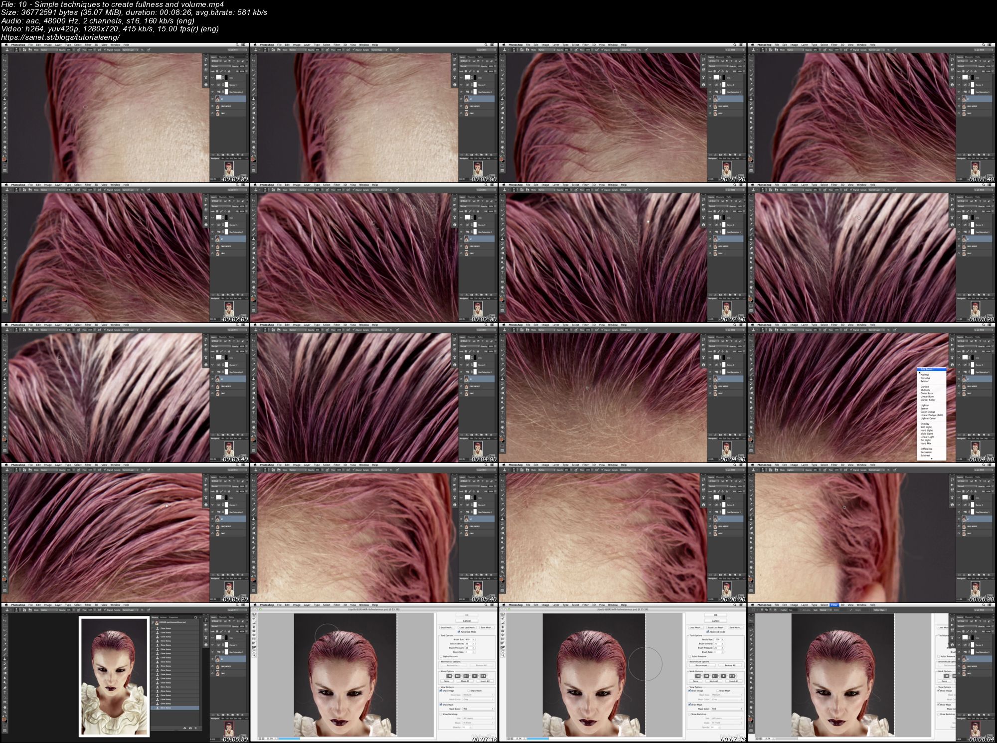 Photoshop Retouching: Hair