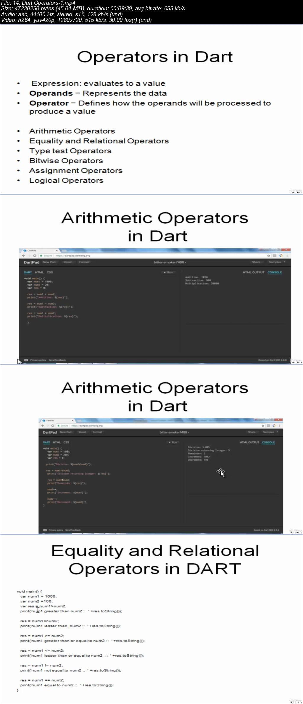  Become a master in Dart Programming Language 