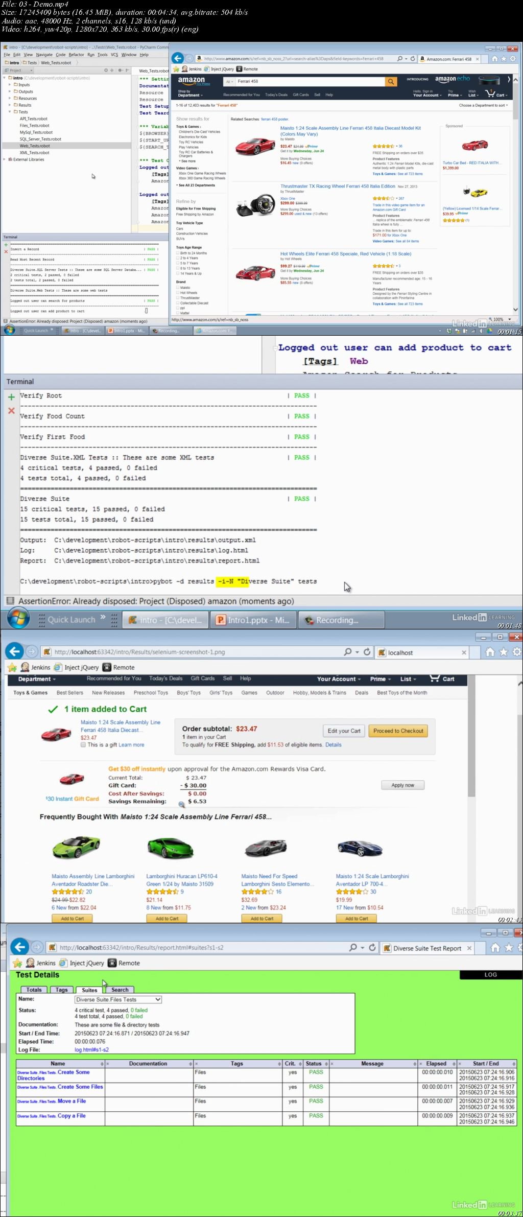 Robot Framework Test Automation - Level 1 (Selenium)