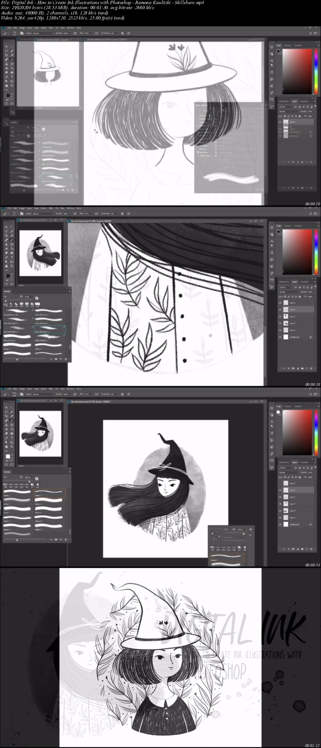 Digital Ink - How to Create Ink Illustrations with Photoshop