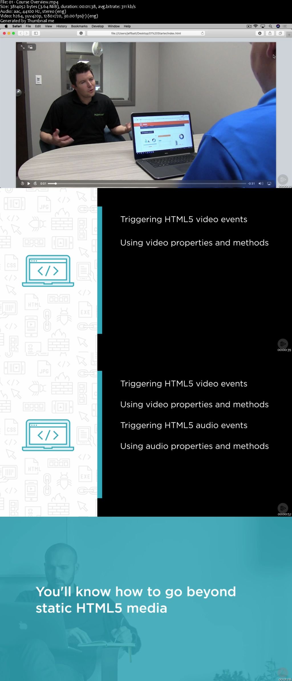 Interactive HTML5 Video and Audio