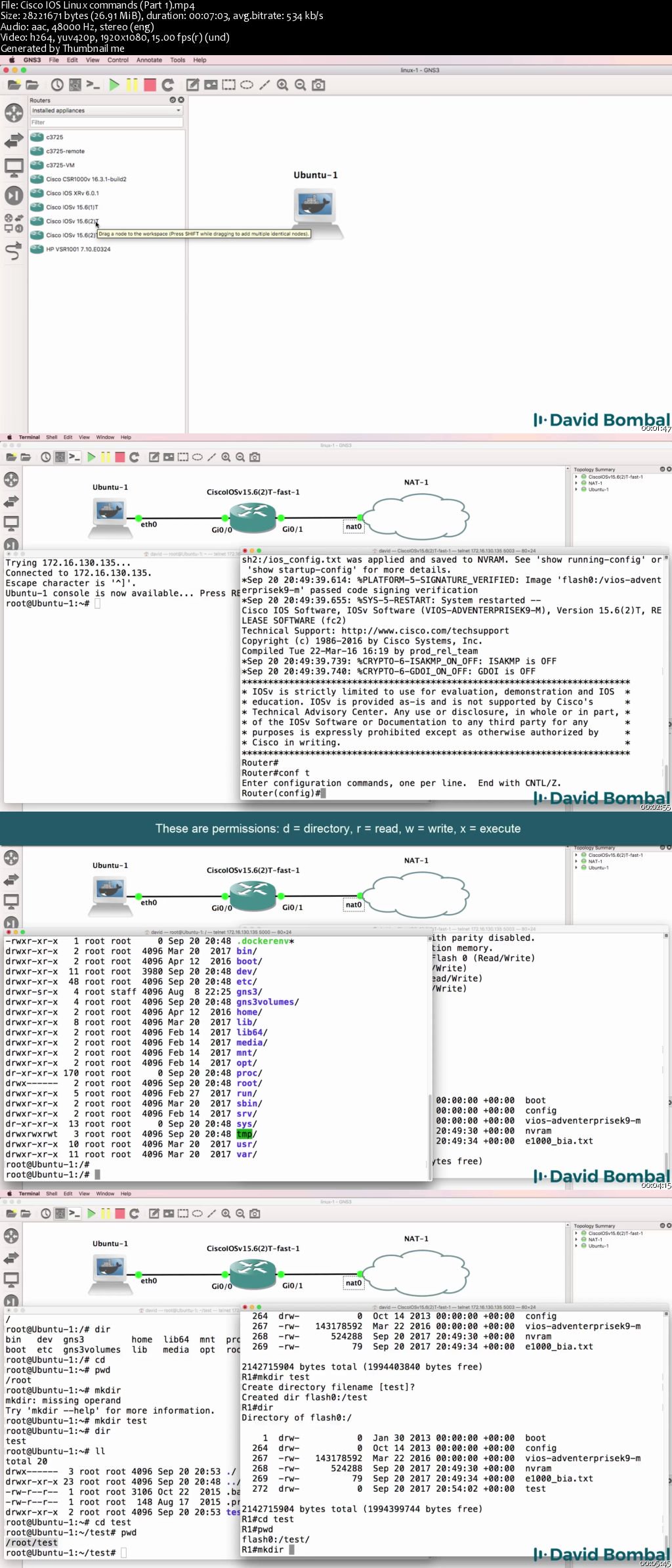 Linux for Network Engineers: Practical Linux with GNS3