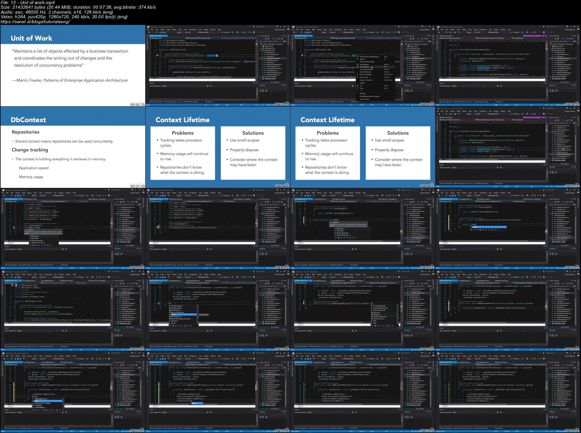 Practical Application Architecture with Entity Framework Core