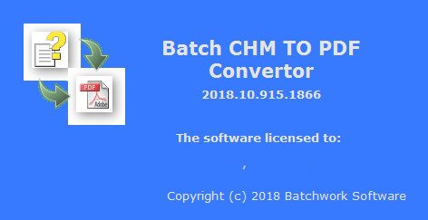 Batch CHM to PDF Converter 2018.10.915.1866