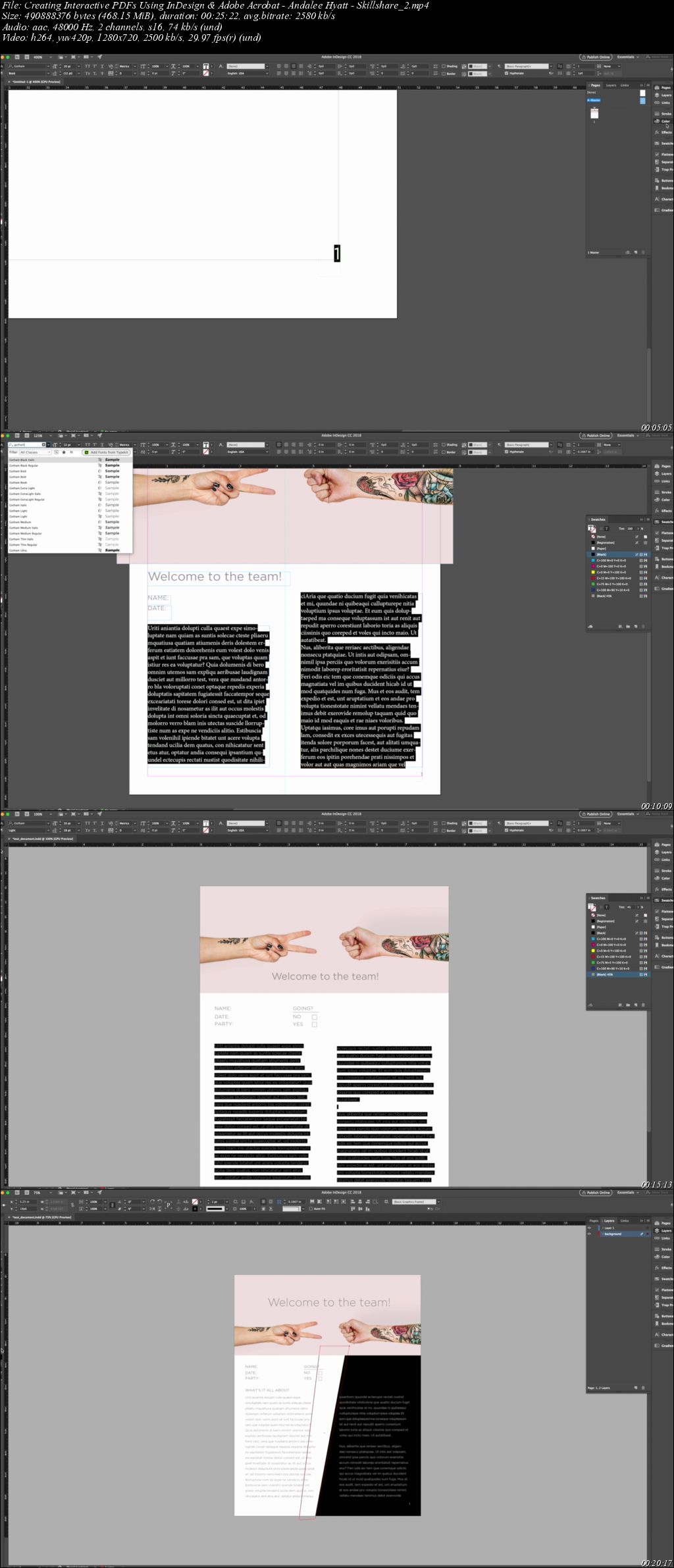 Creating Interactive PDFs Using InDesign & Adobe Acrobat