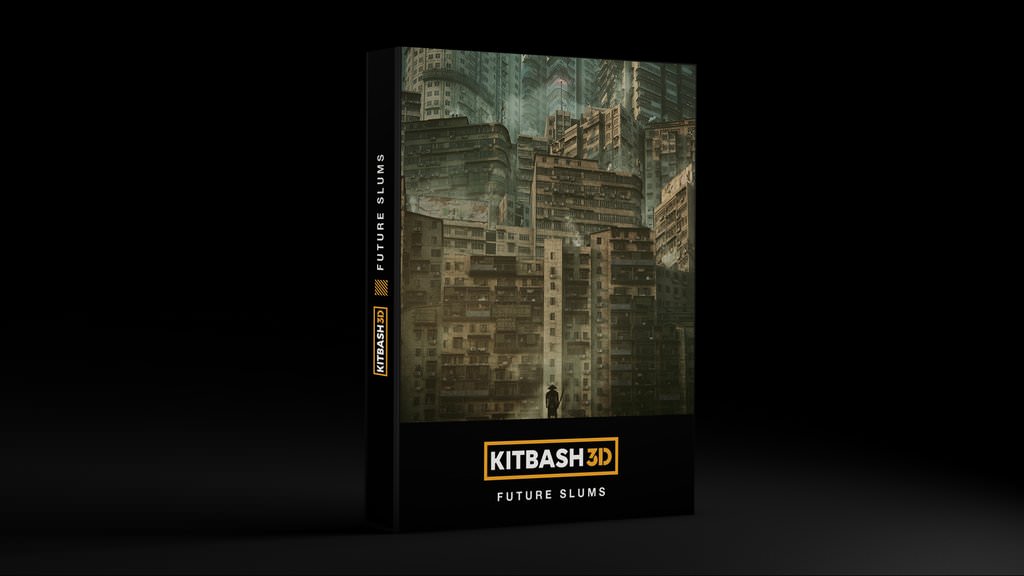 Kitbash3D – Future Slums