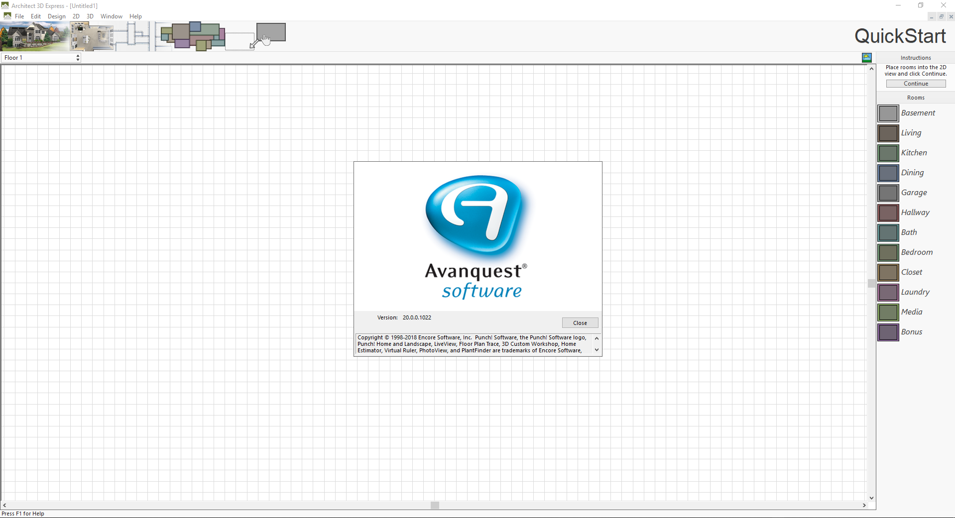 Avanquest Architect 3D Express 20.0.0.1022