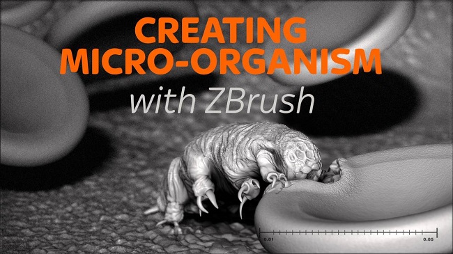 Learn Sculpting in Pixelogics ZBrush Create a Micro Organism