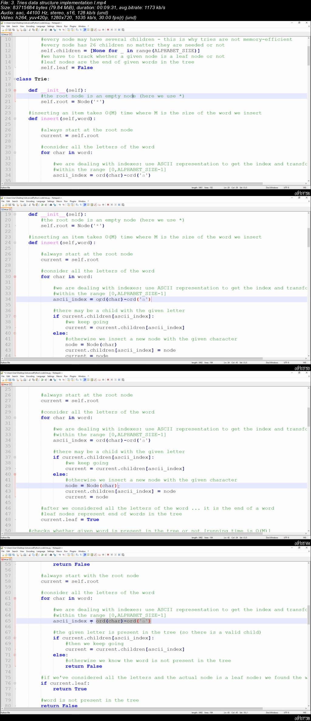  Algorithms and Data Structures in Python - Part II 