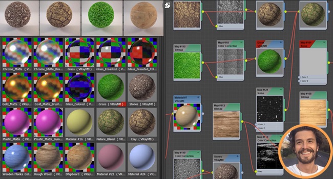 Skillshare – Vray Materials with 3ds Max + Vray : The Quickest Way