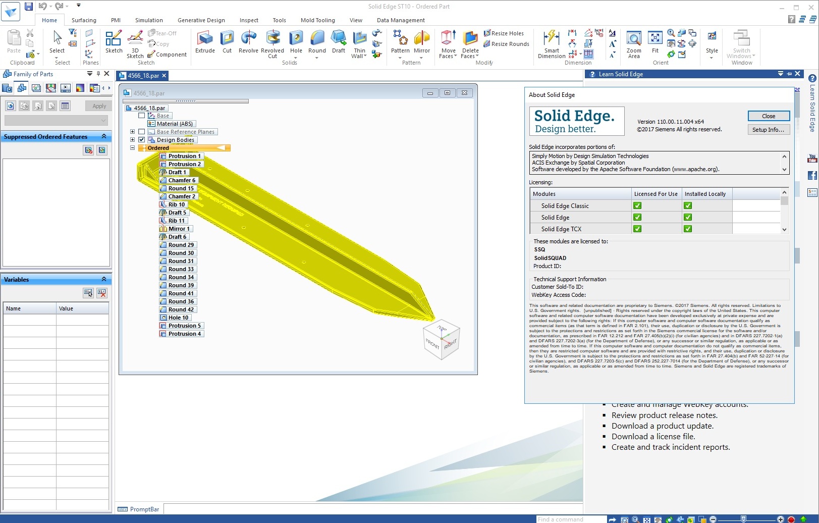 MP11 for Solid Edge ST10 Update only 2018