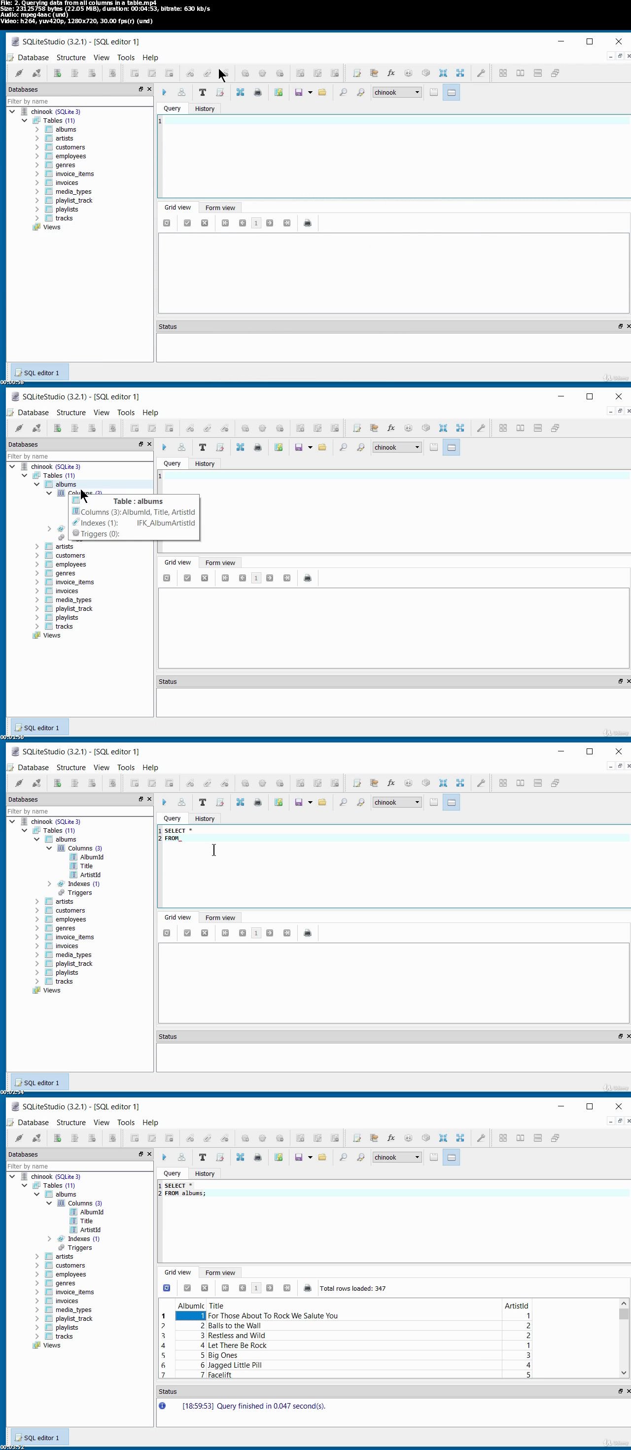 SQLite for beginners