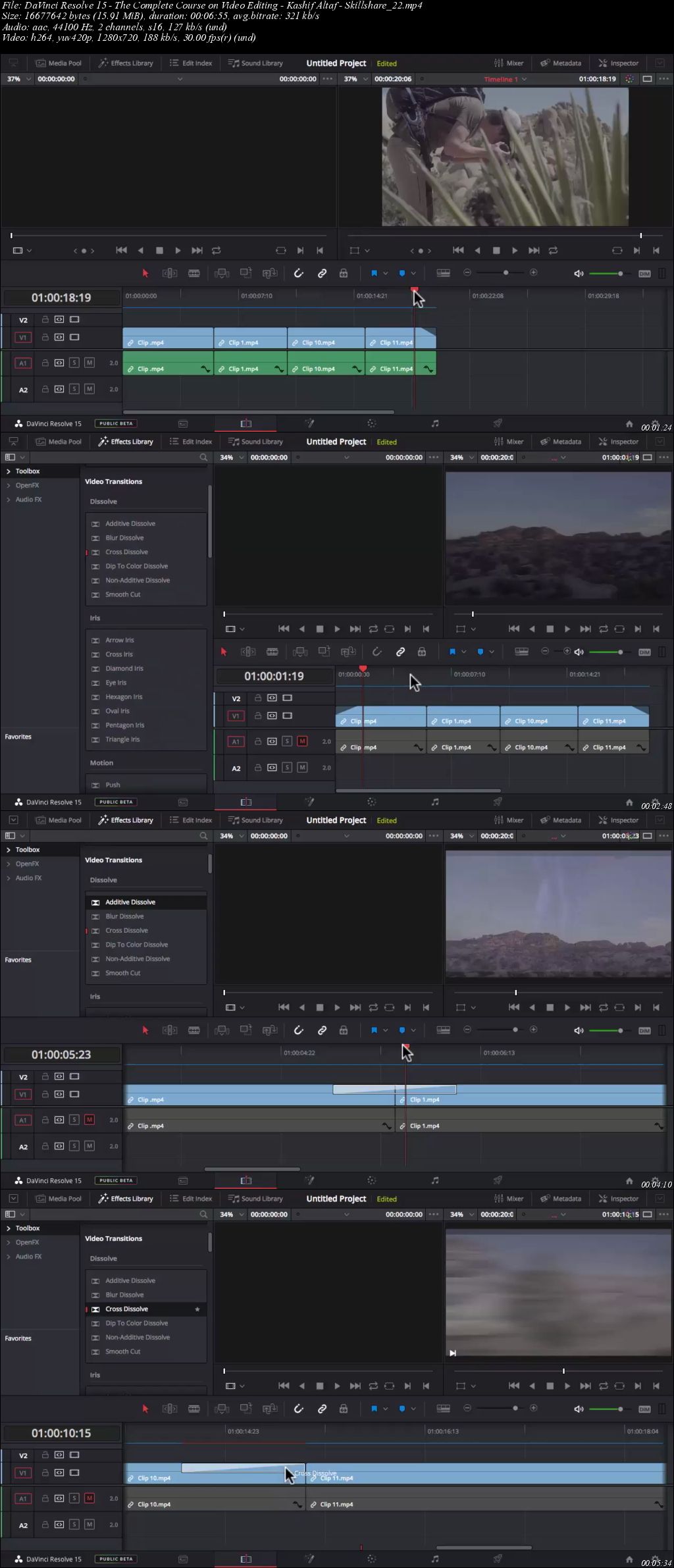 Video Editing with DaVinci Resolve 15