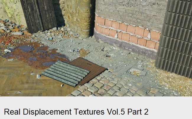 Real Displacement Textures Volume 5 Part 2