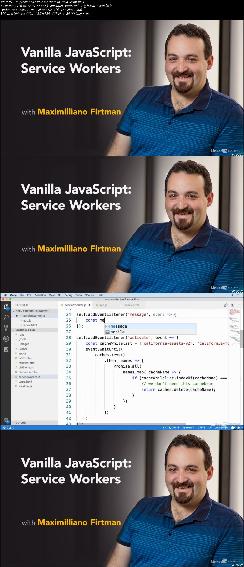 Vanilla JavaScript: Service Workers