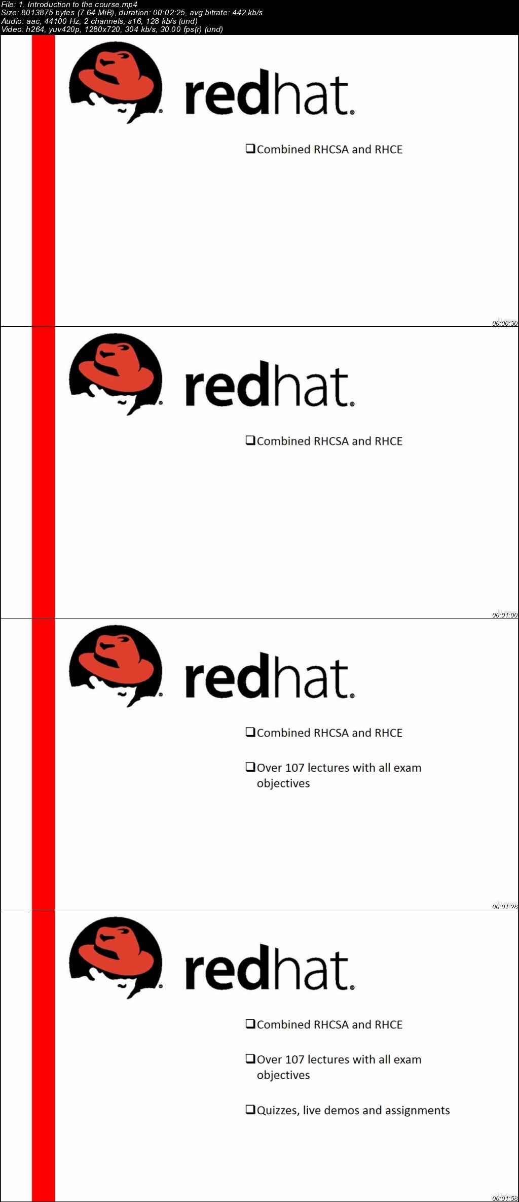  Red Hat Cetifications (RHCSA & RHCE) combined exam prep 