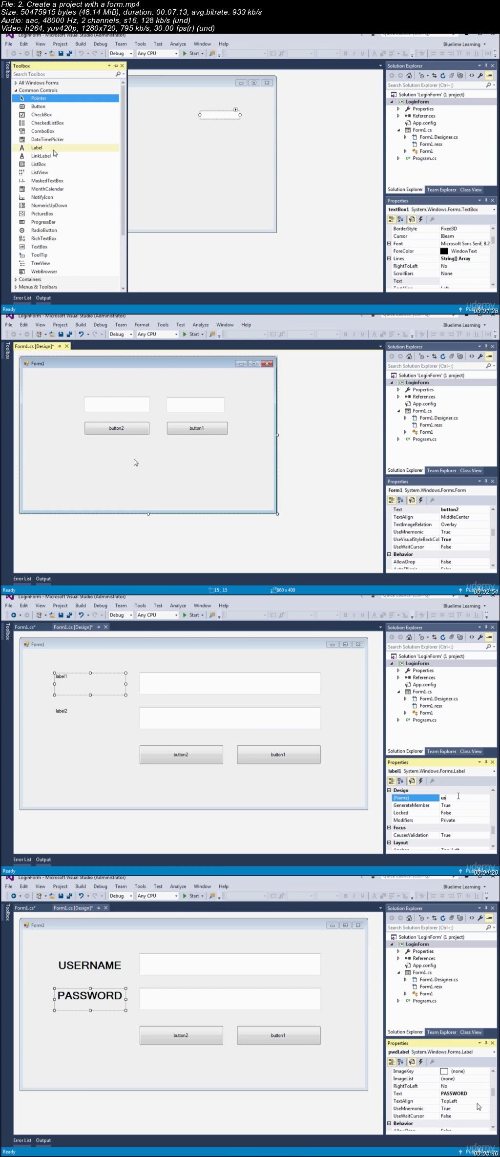  Learn to create database Apps Using C# and SQL Server 