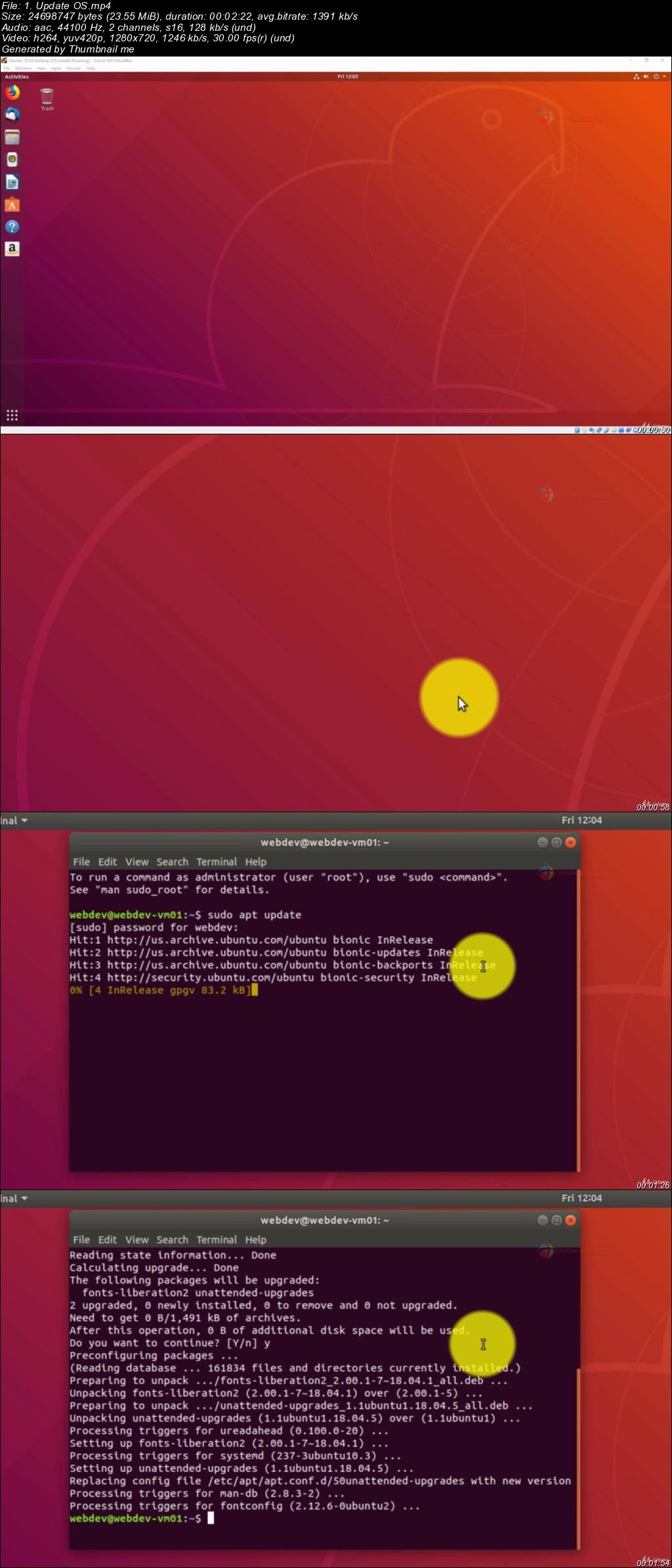  Web Development Environment in Ubuntu 18.04 VM on Windows 