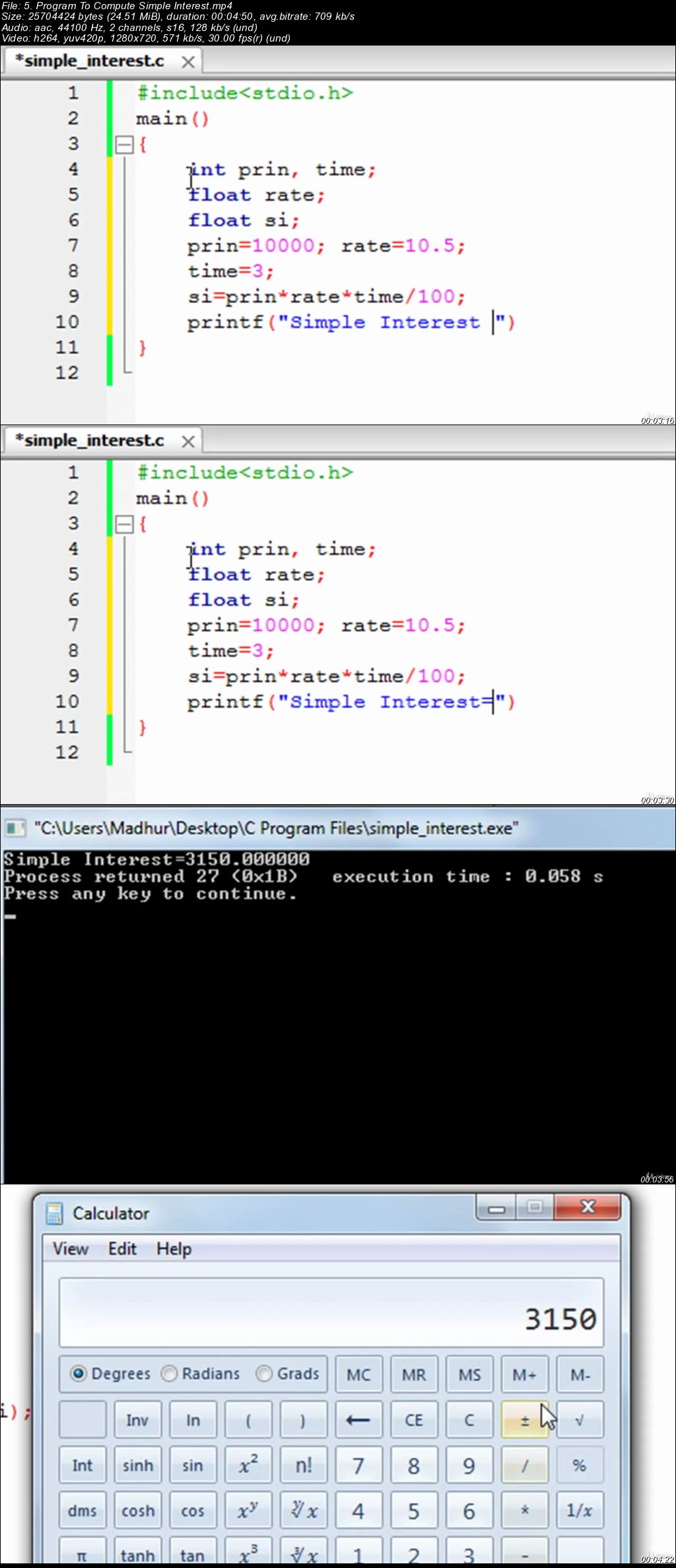  Learn Complete C from basics to advance 