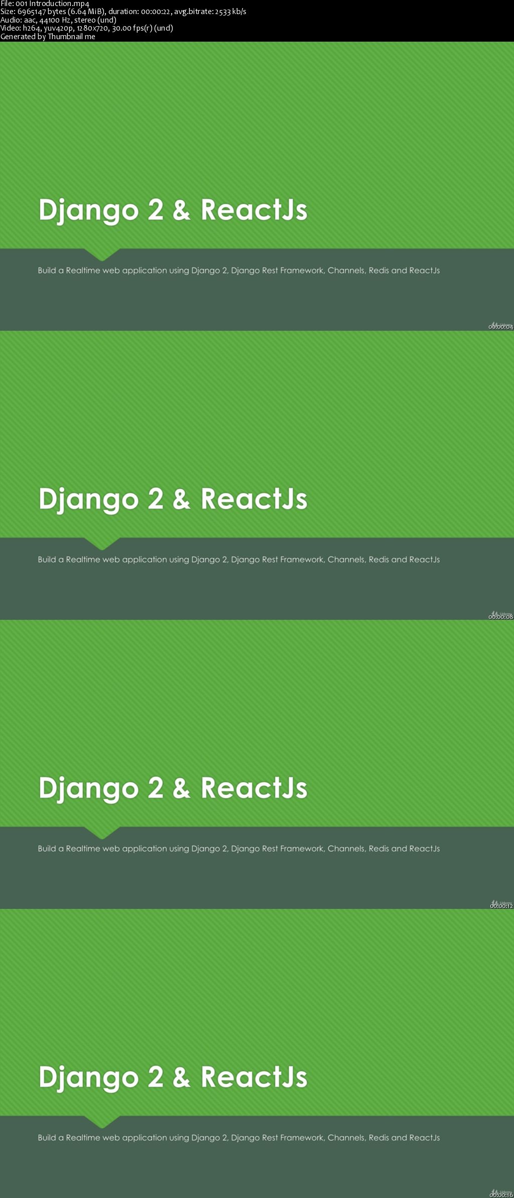 Django 2 & React: Build a Realtime web app