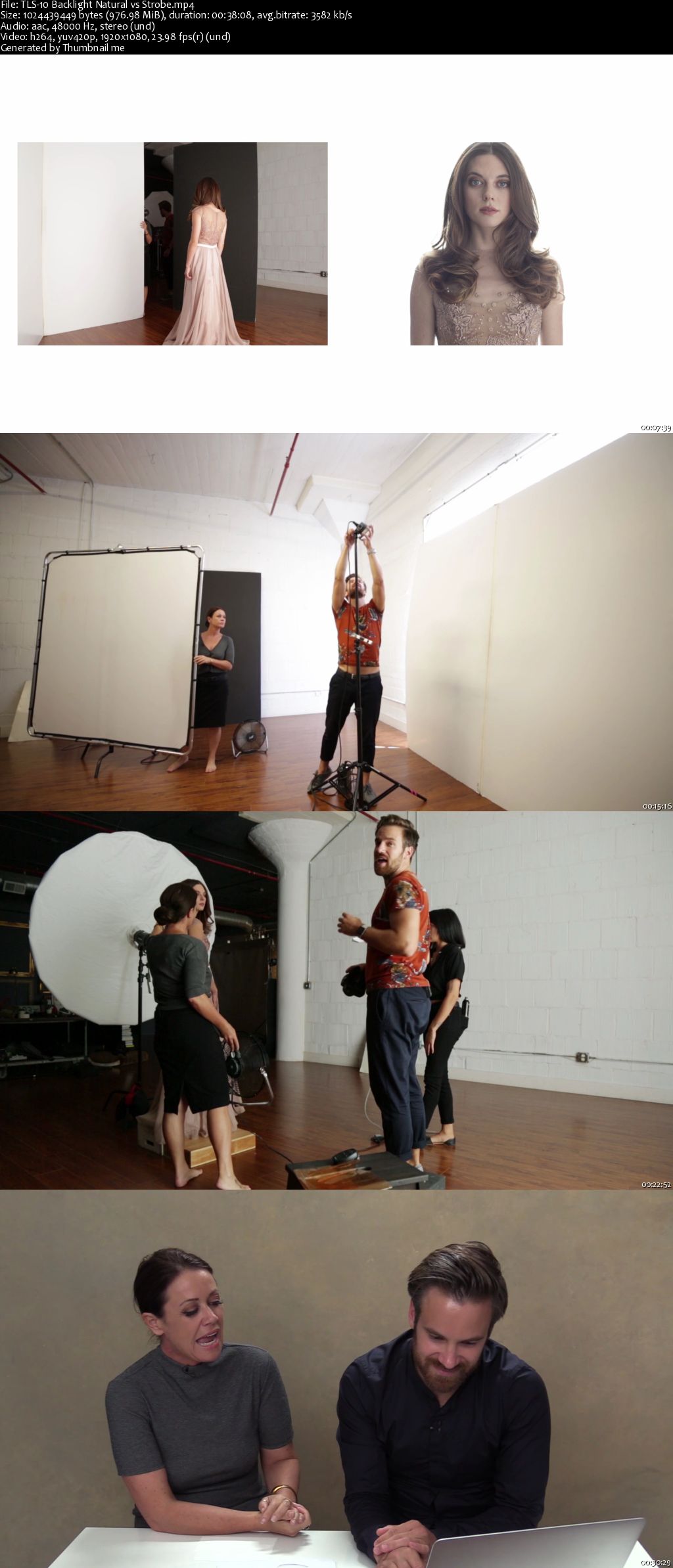 The Portrait Masters - Backlight: Natural vs Strobe