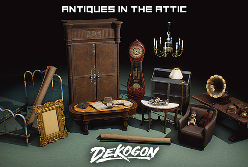 Cubebrush – Antiques in the Attic VOL.2 [UE4+Raw]