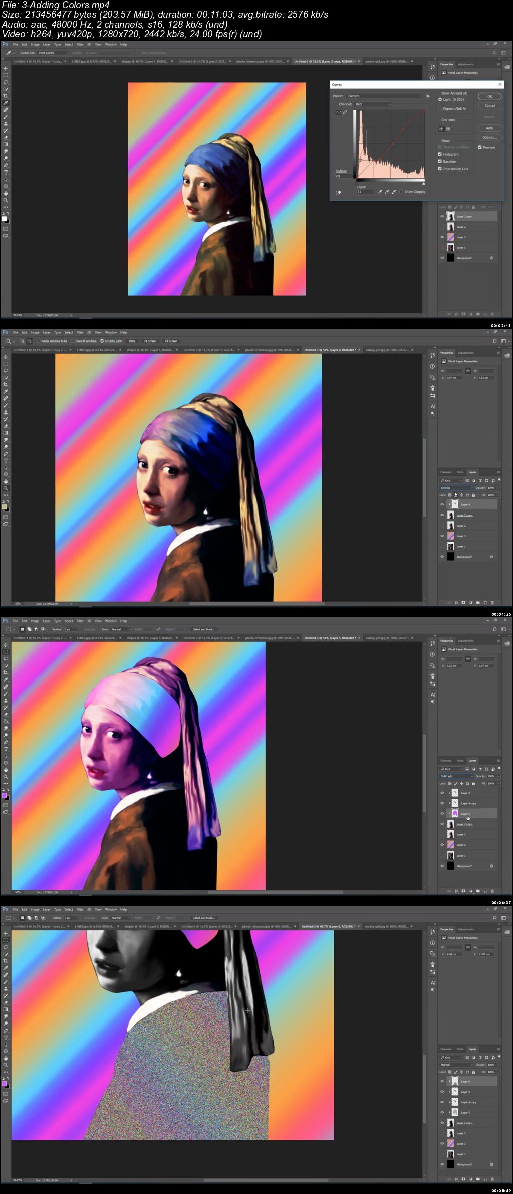 Create a Vaporwave Iridescent Artwork using Photoshop