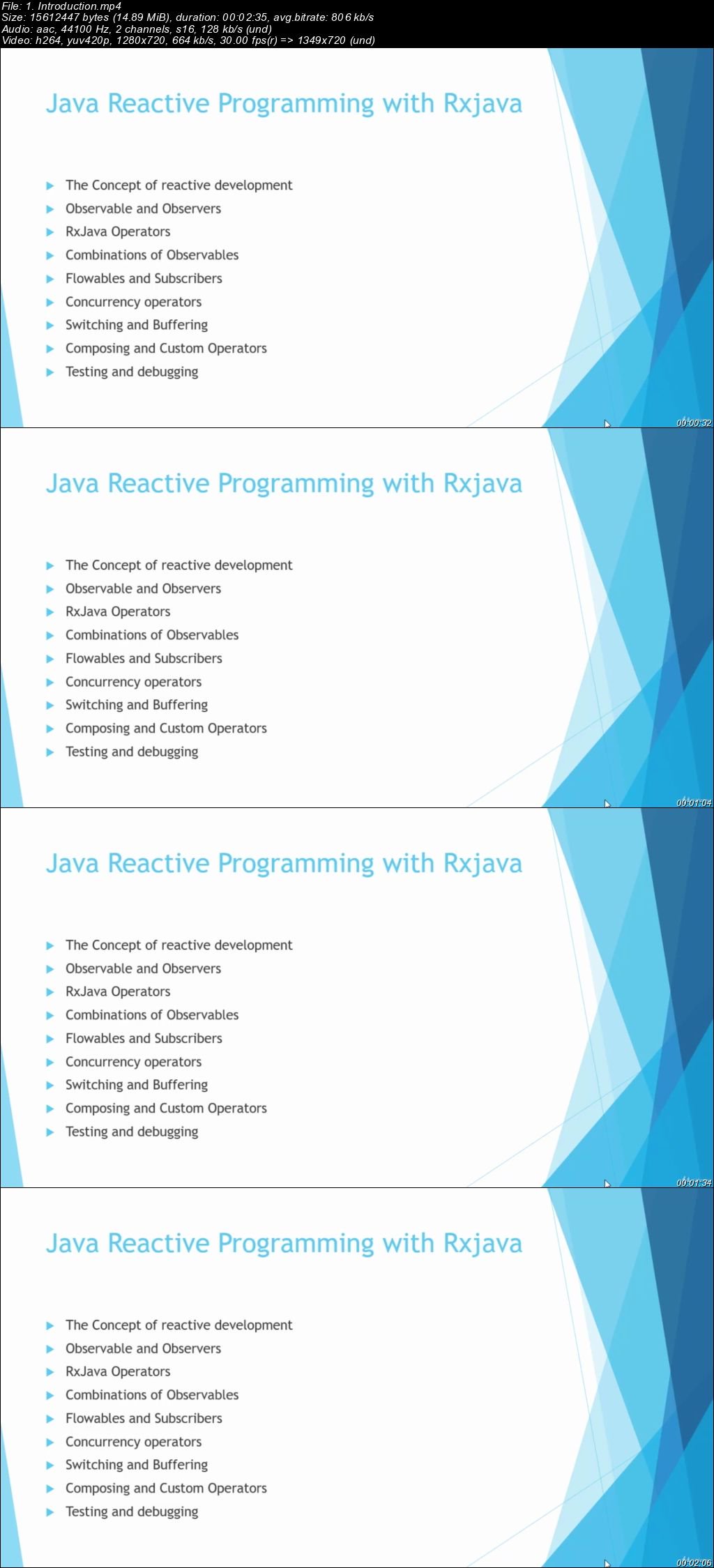 Master Java Reactive Programming with RxJava 2