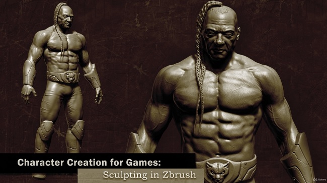 Game Character Sculpting using Zbrush