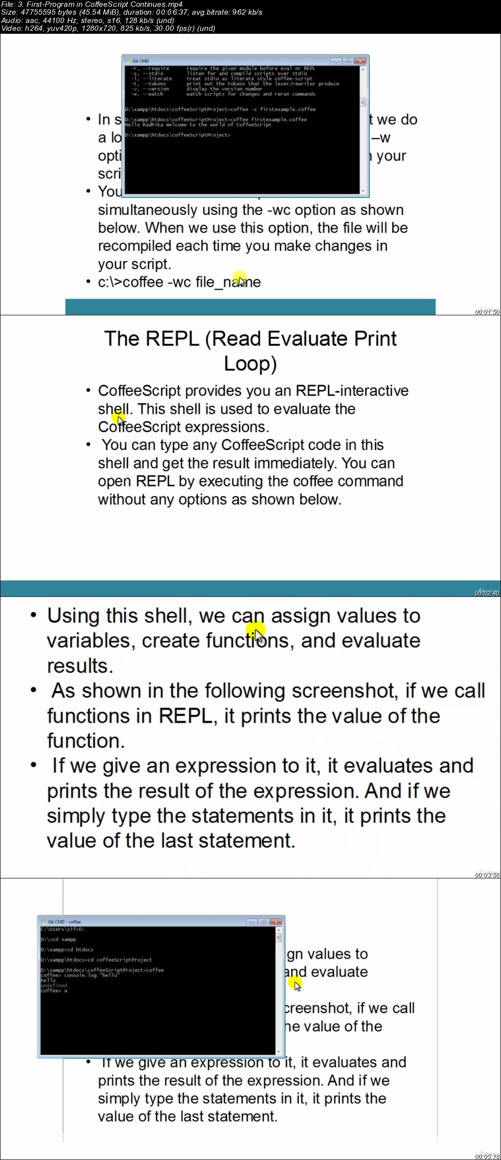  CoffeeScript - Web Development using CoffeeScript 