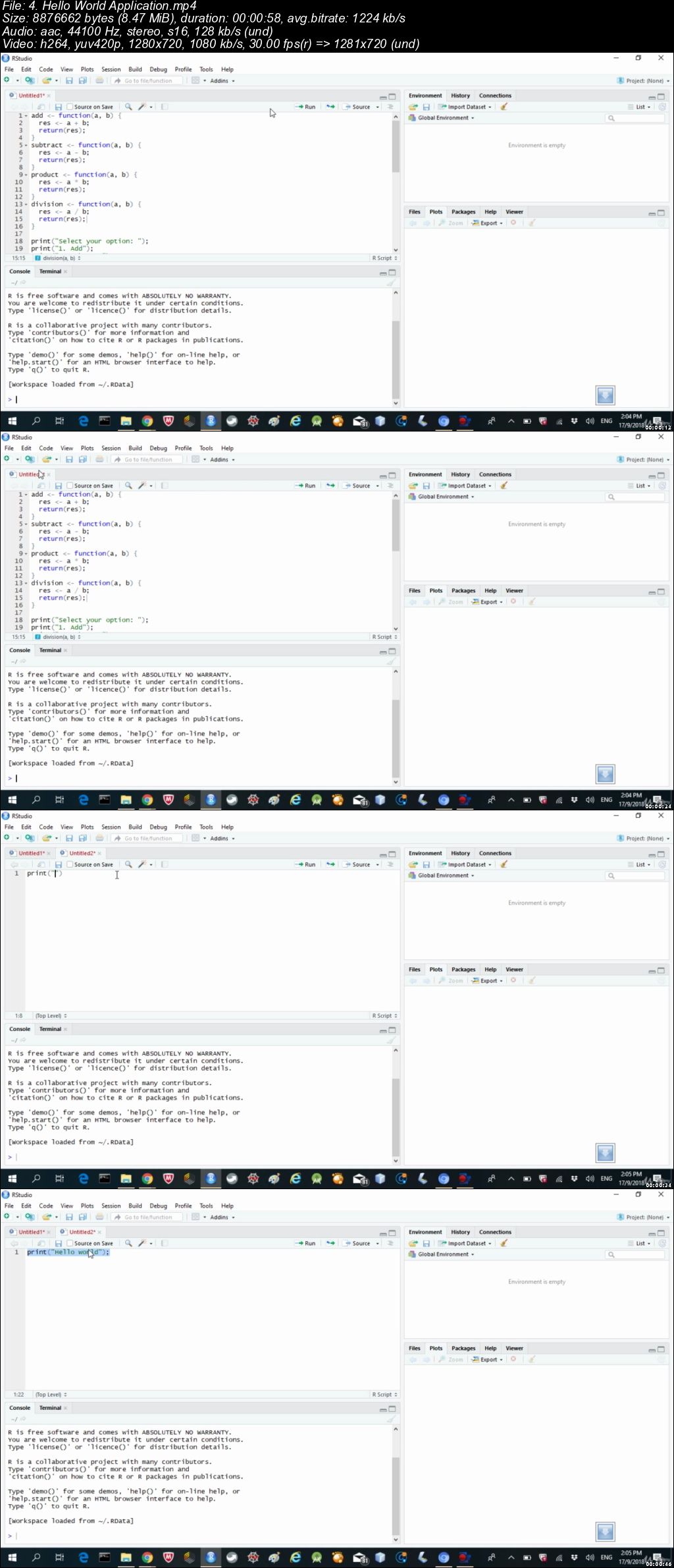  Applied Statistics using R with Data Processing 