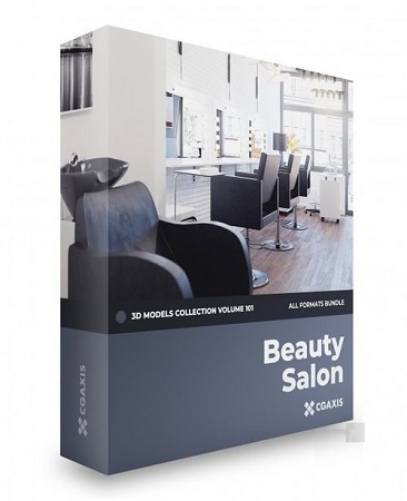 CGAxis – Beauty Salon 3D Models Collection Volume 101