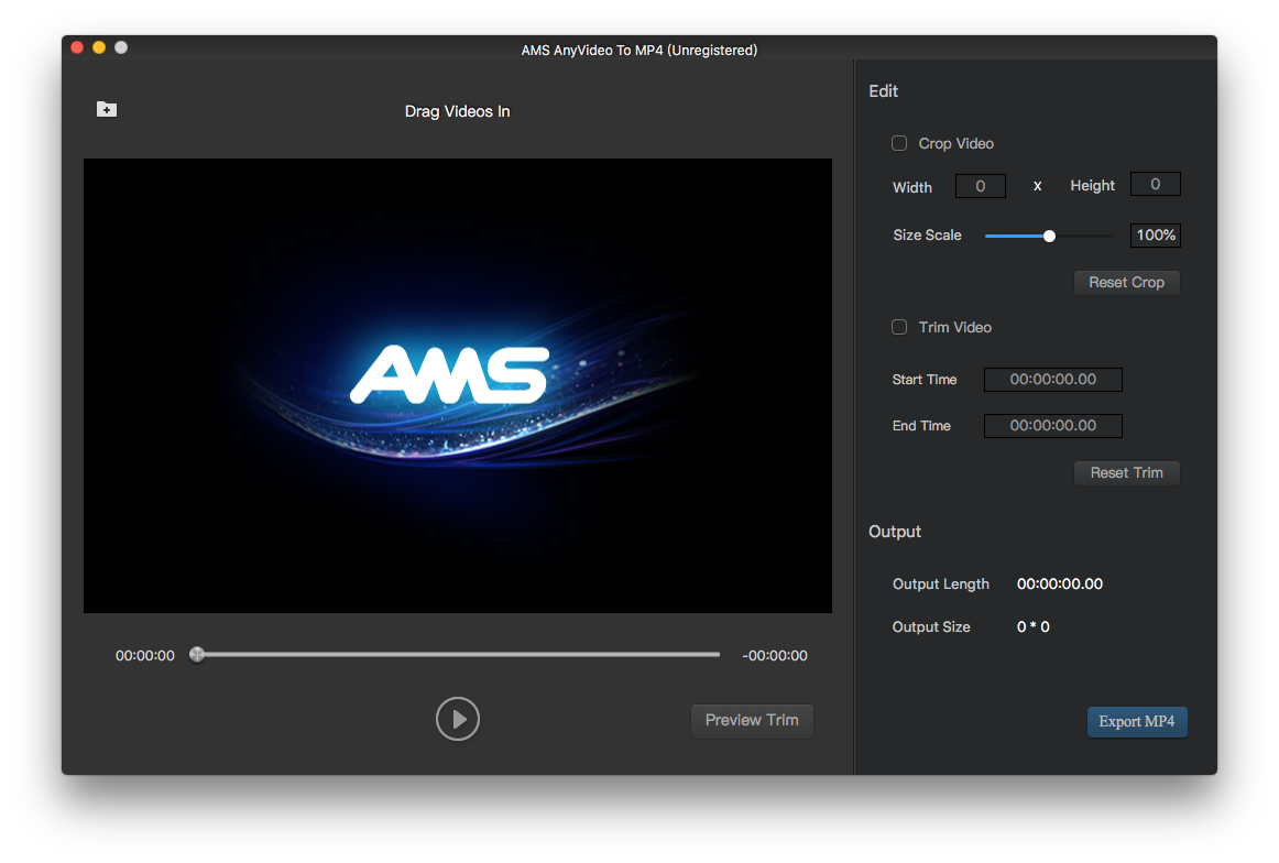 AMS Any Video To MP4 2.0.0 Multilingual macOS