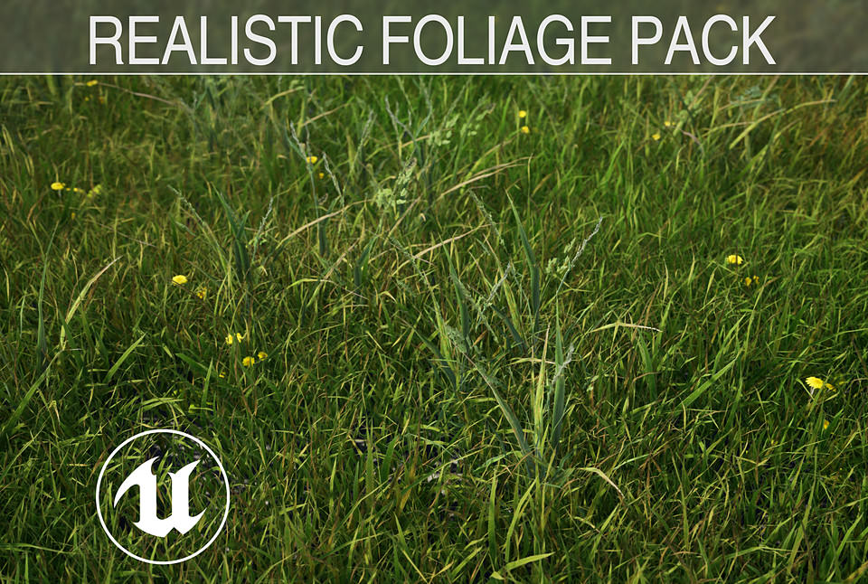 Cubebrush – Realistic Foliage Pack – UE4