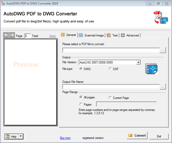 AutoDWG PDF to DWG Converter Pro 2019 3.9.1 